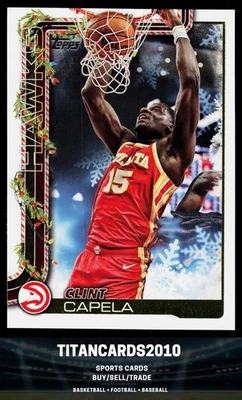 Clint Capela 2025-26 Topps HOLIDAY Atlanta Hawks #H50 Foto 1 de 2