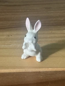 Hagen Renaker Flüsternder Papa Hase Miniatur Keramik Figur 1,6 Zoll - Bild 1 von 8