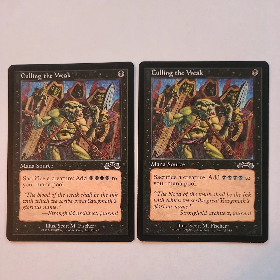 MTG Magic the Gathering | 2x Culling The Weak | Exodus | Instant |  - Image 1 of 1
