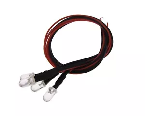 Indicador de señal LED de 5 mm con cable resistencia incorporada de 6-12 VDC - verde - paquete de 5 - Imagen 1 de 1