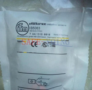 New 1pcs IFM one Induktiver Sensor Typ IB5063 IBE3020-FPKG #W3 - Bild 1 von 3