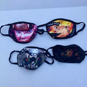 3 pack Anime naruto kids face mask washable and reusable - Picture 1 of 6