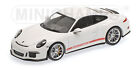 Porsche 911 R "White with red writing" 2016 (Minichamps 1:43 / 410 066221)