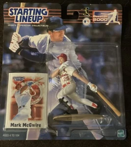 2000 MARK MCGWIRE 2000 ST LOUIS CARDINALS START LINEUP SLU NUOVO CON SCATOLA - Foto 1 di 2