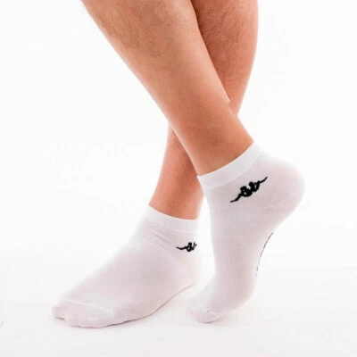 3 pares de calcetines para hombre Kappa bajos en algodón con logotipo bordado Art K004 Foto 1 de 4