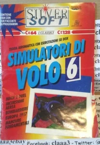 RIVISTA VINTAGE per COMMODORE 64 128 SIMULATORE DI VOLO  n 19/1990 - Picture 1 of 1