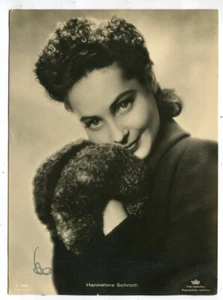 Imagen de película, Hannelore Schroth, autógrafo, foto original firmada 13 x 18 cm, años 40 - Imagen 1 de 3