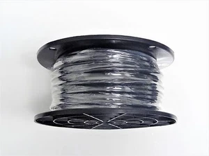 16 GAUGE WIRE BLACK 300 FT ON A SPOOL PRIMARY AWG STRANDED COPPER POWER MTW - Picture 1 of 3