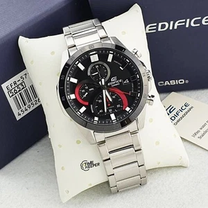 Casio EDIFICE EFR-571DB-1A1 Men Japan Quartz Chronograph Watch Black - Picture 1 of 10