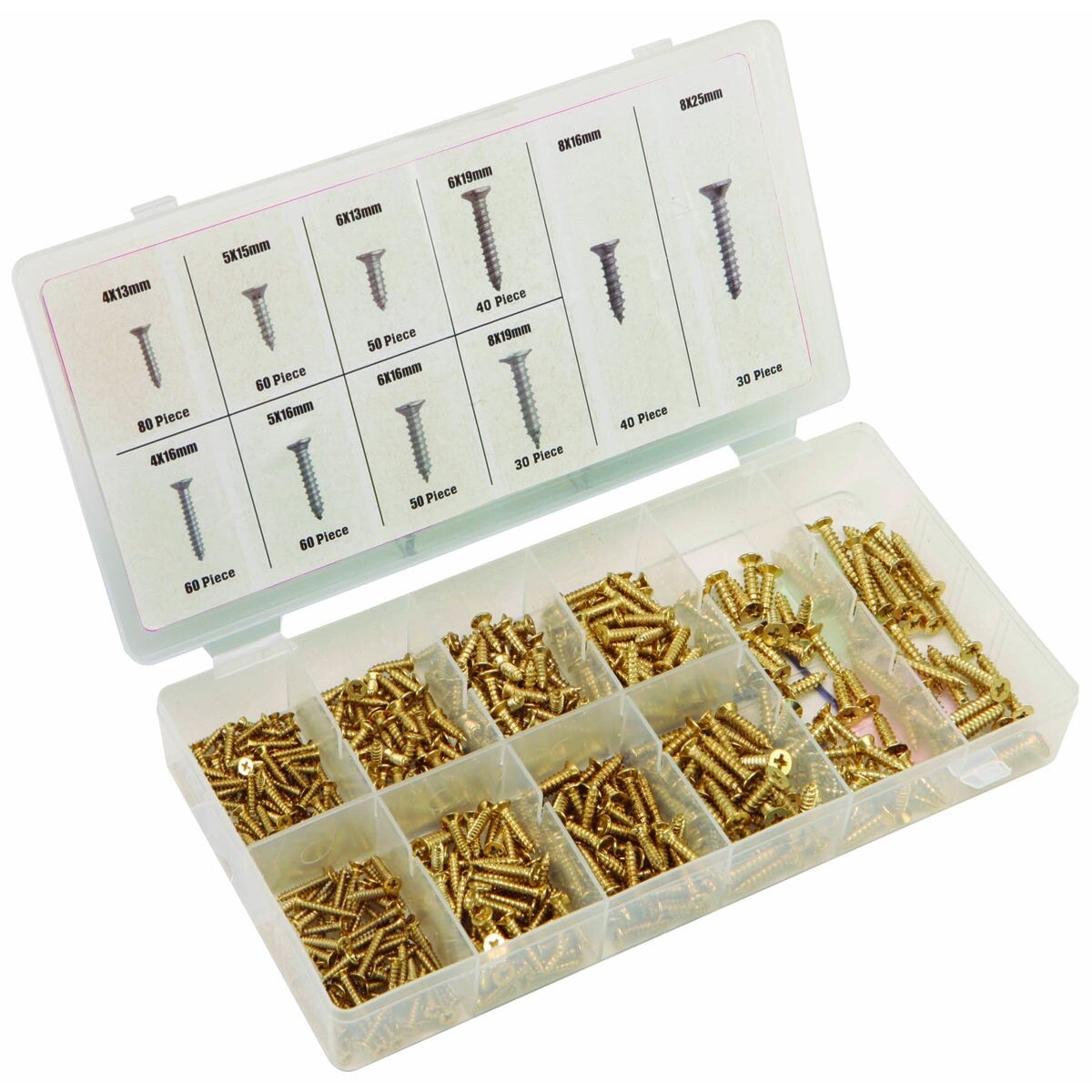250Pcs M2 Stainless Steel Self Tapping Wood Screw ... - Grandado