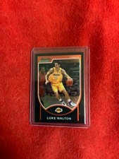 2007-08 Bowman Chrome Black Refractor /199 Luke Walton #44