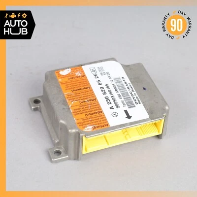 03-06 Mercedes R230 SL500 SL55 Airbag Sensor SRS Módulo de Controle OEM - Imagem 1 de 4