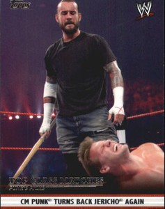 2012 Topps WWE Top Class Matches Punk's Picks #10 CM Turns Back Jericho Again