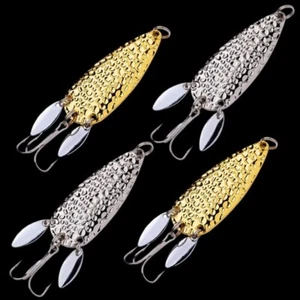 4PCS Metallo Spinnerbait Cucchiaio Esche da Pesca 25g Artificiale Duro Swimbait Jig Hook - Foto 1 di 6