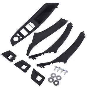 Schwarz Türgriffe innen Set Komplett für BMW 5 F10 F11 528 530 535 (2010-17) - Bild 1 von 11