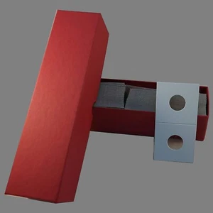Guardhouse Red Cent Box with 100 Staple Cent Holders - Picture 1 of 1