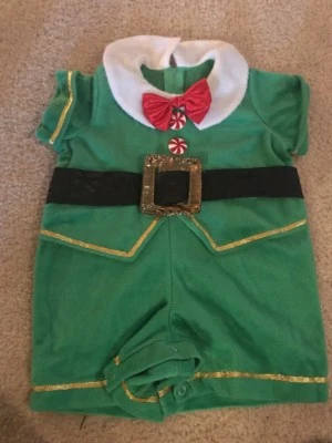 Disfraz de Elfo de Navidad In Character Niños Pequeños Ayudante de Papá Noel Talla Pequeña Foto 1 de 4