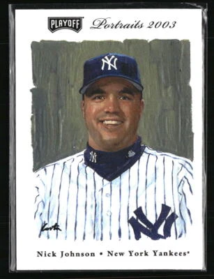 Nick Johnson 2003 Playoff Portraits #114  Baseball Card - Image 1 of 2