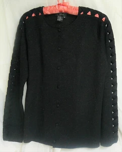 Vintage peephole sweater, made by Collette Mordo for Sadimara, size Medium - Picture 1 of 2