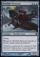 Magic the Gathering MTG Merfolk Skyscout (77) Rise of the Eldrazi   LP