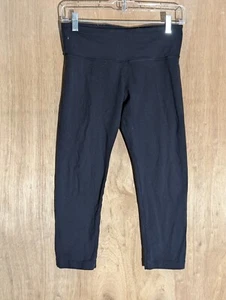 lululemon activewear workout pull on pants womens L leggings stretch black - Bild 1 von 12