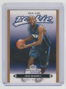 Tarjeta de novato Josh Howard 2003-04 Upper Deck MVP GOLD PARALEL #229 SP RC #043/100 - Imagen 1 de 2