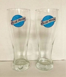 2) 24 oz. Blue Moon Belgian White Beer Glasses - Picture 1 of 3