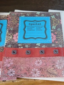For a Special Mom Mother's Day Card Handmade A2 Greeting Card Red, Blue, Brown - Picture 1 of 7