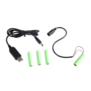 USB 5V to 6V Converter Cable Battery Elimination Cord for 3A Battery Replacement - Picture 1 of 8