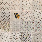 Luxury Cotton Rich Digital Printed Linen Fabric Wild Life & Pets by the Metre