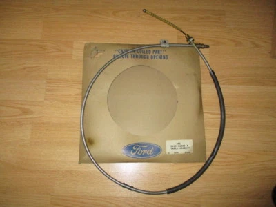NOS 1984 FORD TEMPO TOPAZ REAR PARKING BRAKE CABLE 60” OEM - Image 1 of 2