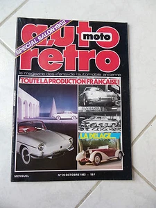 Revista Auto Retro N°26 Delage Salón 1962 Ford Y Alfa 2000 GT VELOCE - Picture 1 of 1