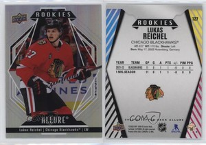 2022-23 Upper Deck Allure Rookies Lukas Reichel #127 Rookie RC