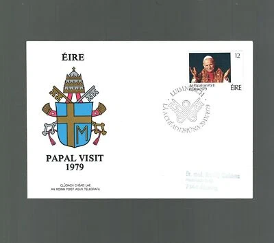 Irlanda Primer Vuelo Cubierta Limerick 1979 Papa Visita a Irlanda Foto 1 de 2