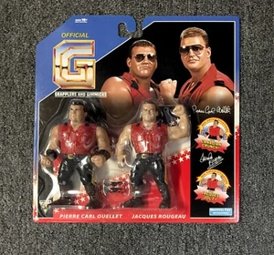 WWE Quebecers WWF HATTEL TOYS Grapplers and Gimmicks NUOVO retrò Hasbro figure - Foto 1 di 8