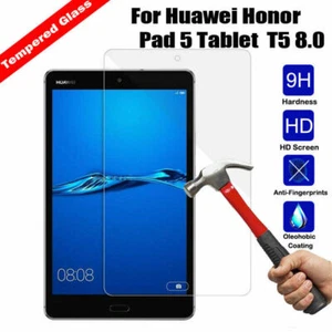 2pcs HUAWEI MediaPad M5 8.4 10.8 T5 10.1 Tempered Glass Screen Protector Cover - Picture 1 of 20