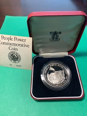 PHILIPPINES 1988 (1986) 500 PISO PEOPLE POWER PROOF COMMEM w/ BOX & CERTIFICATE - Image 1 of 4