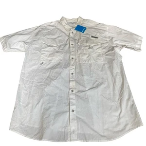 Neu Neu mit Etikett Columbia PFG Performance Angeln Medium Herren XL weiß belüftet UV-Shirt - Bild 1 von 9
