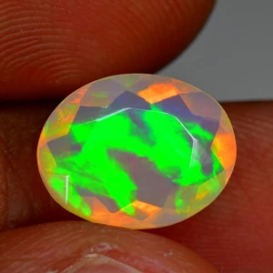 2.54Ct Outstanding 3D Ribbon Flash Pattern Untreated Ethiopian Solid Welo Opal - Picture 1 of 1