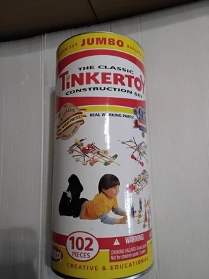 Classic Tinkertoy Construction Set Jumbo Builder Set 2006 **NOB** - Image 1 of 4