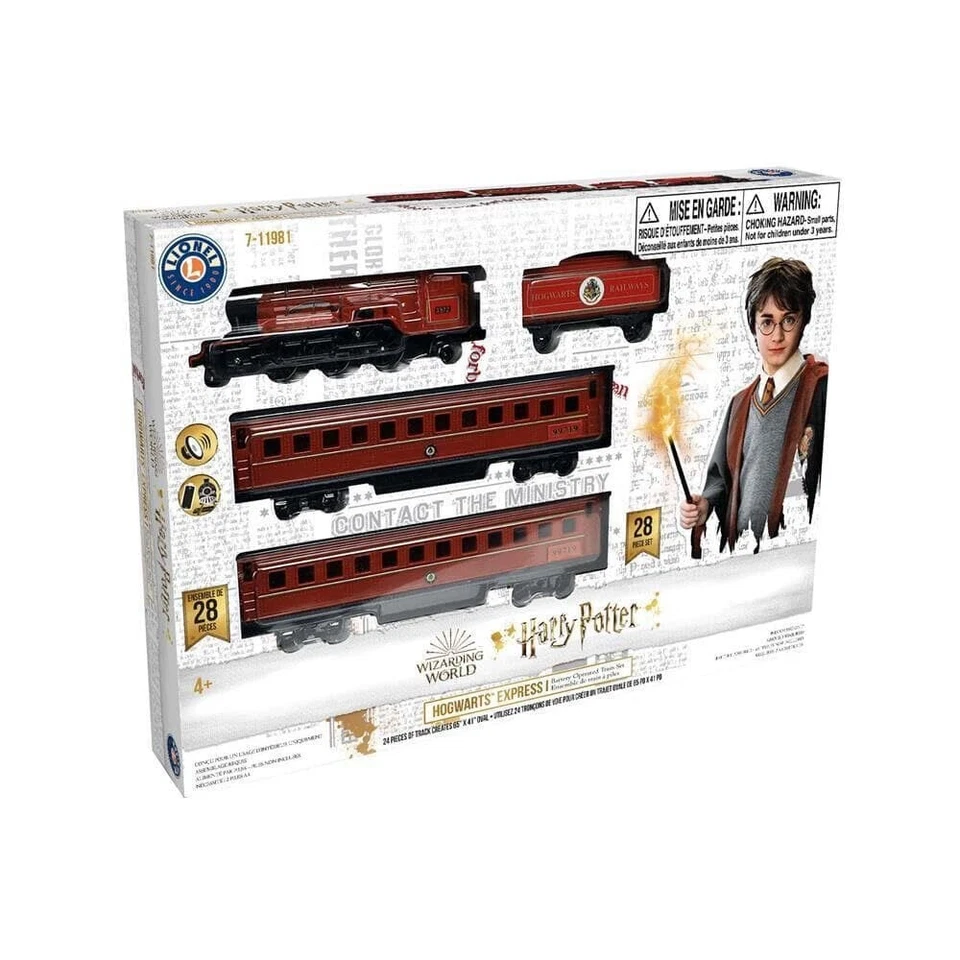 Lionel Harry Potter Hogwarts Express Mini Model Train Set Standard Red,711981 - Image 1 of 4