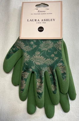 Guantes Laura Ashley Todo Clima Jardín KIMONO VERDE OSCURO FLORAL TALLA MEDIANA NUEVO EN PAQUETE Foto 1 de 3