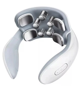 4D Smart Neck Shoulder Massager Heated EMS Pulse Therapy Deep Tissue Pain Relief - Picture 1 of 6