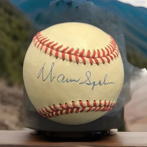 Warren Spahn Signed Baseball Autograph Auto SGC#Au25786 - Picture 1 of 3