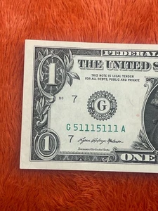 $1 2021 BINARY QUAD REPEATER    5111-5111 - Picture 1 of 4