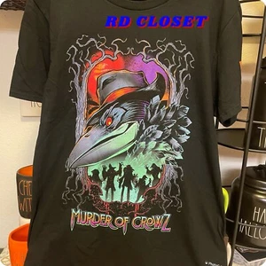 Camiseta Universal Studios Hollywood HHN 2024 Murder Of Crowz Pass Member. Grande - Imagen 1 de 5