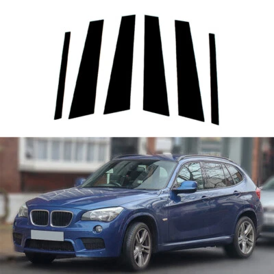 Apto para BMW X1 E84 2010-2015 postes de pilar de ventana pegatinas cubiertas calcomanía Foto 1 de 4