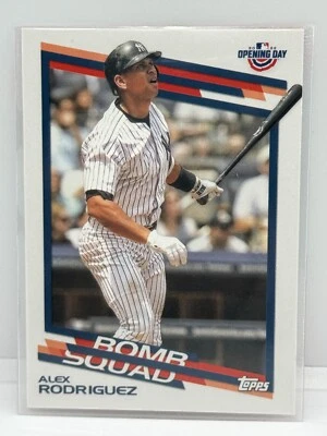 Alex Rodriguez Bomb Squad 2022 Topps Opening Day # BS-4 - Image 1 of 2