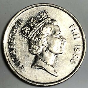 # C4178     FIJI    COIN,    FIVE CENTS    1990