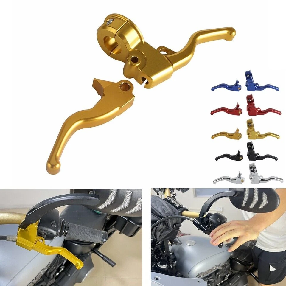 Palancas de freno de mano para Harley 1996-2014 Softail FXST FLSTC/I Fatboy FLSTF FLSTFI Foto 1 de 4